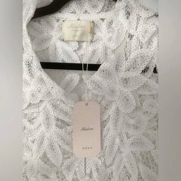 DÔEN Heirloom Etoile Lace Dress in salt NWT - Picture 8 of 13